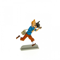 Figurine en métal de collection Tintin photographe 29229 (2012)