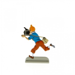 Figurine en métal de collection Tintin photographe 29229 (2012)