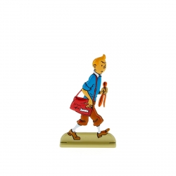 Figurine en métal de collection Tintin regarde avec suspicion 29219 (2011)