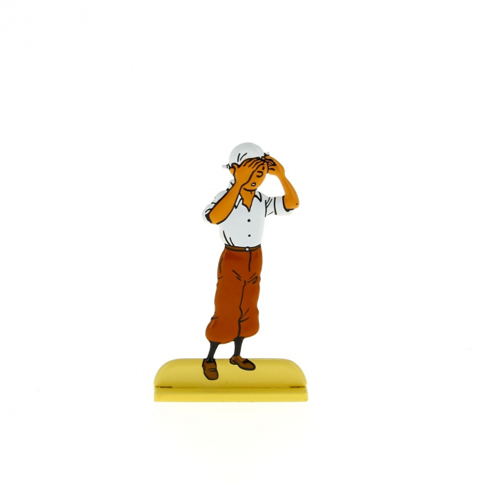 Figurine en métal de collection Tintin scrute le désert 29214 (2012)