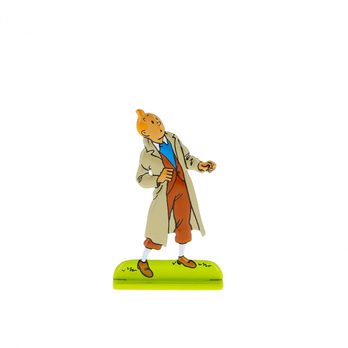 Figurine en métal de collection Tintin lève les yeux 29210 (2010)