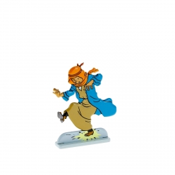 Collectible metal figure Tintin steps on a banger 29209 (2010)