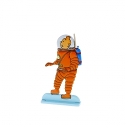 Collectible metal figure Tintin exploring the Moon 29208 (2010)
