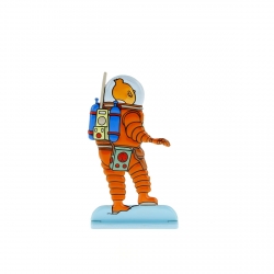 Collectible metal figure Tintin exploring the Moon 29208 (2010)