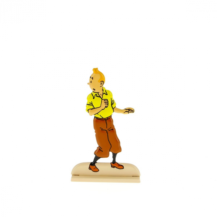 Figurine en métal de collection Tintin se retournant 29204 (2012)