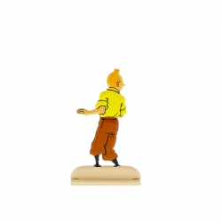 Collectible metal figure Tintin looking around 29204 (2012)
