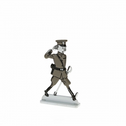 Figurine en métal de collection Tintin en colonel de l'armée 29240 (2014)