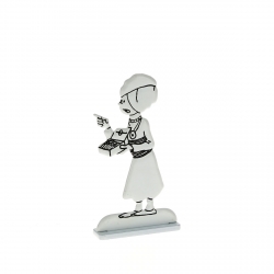 Figurine en métal de collection Tintin portant un turban 29238 (2014)