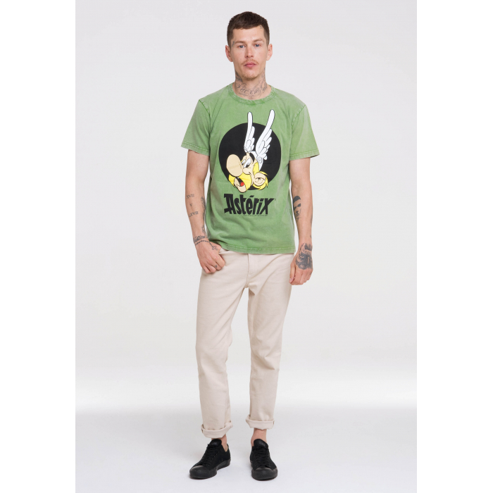 T-shirt Astérix Sketch Noir 100% Coton - Marque Logoshirt® - Taille L - Licence Officielle