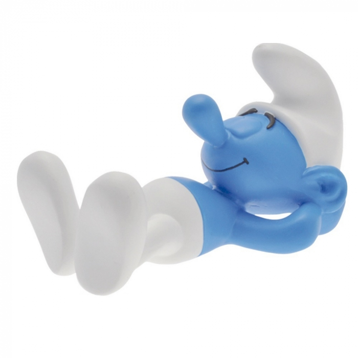 Collectible Figure Plastoy The Smurf Lying On The Back 00162 (2015)