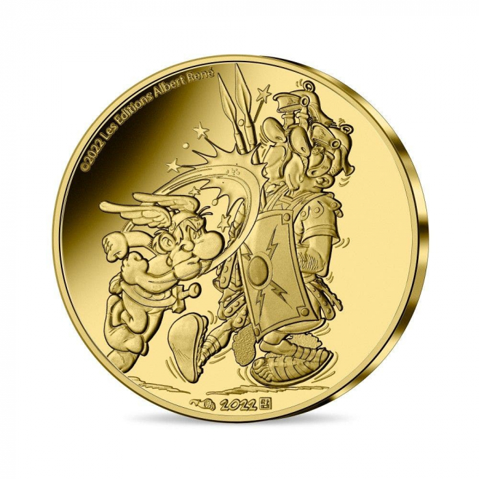 Monnaie en or collection 50 € Monnaie de Paris Astérix & Légionnaires (2022)