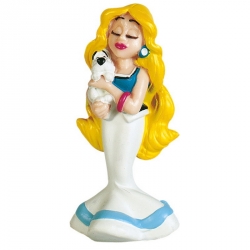 Figura de colección Plastoy Astérix Falbala con Ideafix 60537 (2015)
