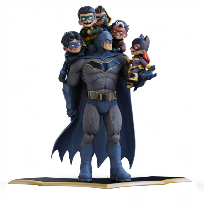 Collectible figurine Quantum Mechanix Batman Family Classic Q-Master (2022)