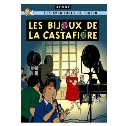 Poster Moulinsart Album de Tintin: Les bijoux de la Castafiore 22200 (70x50cm)