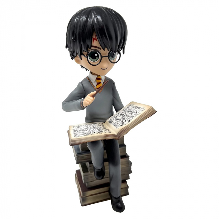 Figurine de collection Plastoy Chibi Harry Potter (Pile de grimoires)