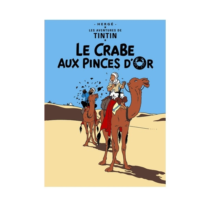 Poster Moulinsart Tintin Album: The Crab with the Golden Claws 22080 (70x50cm)