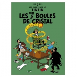 Francés 22 Postales de las portadas de los álbumes de las Aventuras de Tintín 
