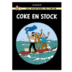 Carte postale album de Tintin: Coke en Stock 30087 (15x10cm)