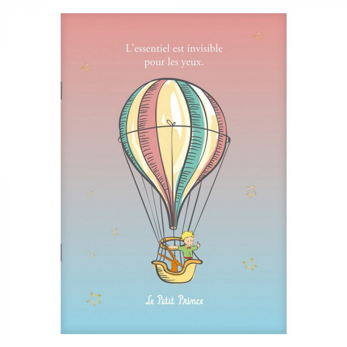 Notebook Kiub The Little Prince in a balloon (15x21cm)