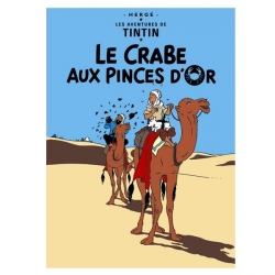 Carte postale album de Tintin: Le crabe aux pinces d'or 30077 (15x10cm)