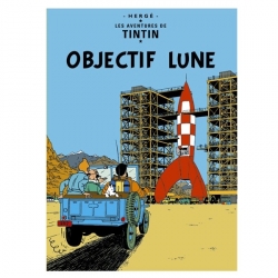 Carte postale album de Tintin: Objectif Lune 30084 (15x10cm)