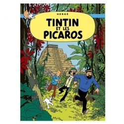 Carte postale album de Tintin: Tintin et les Picaros 30091 (15x10cm)
