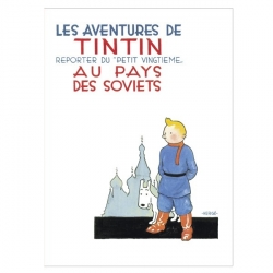 Postal del álbum de Tintín en el país de los Soviets 30092 (15x10cm)