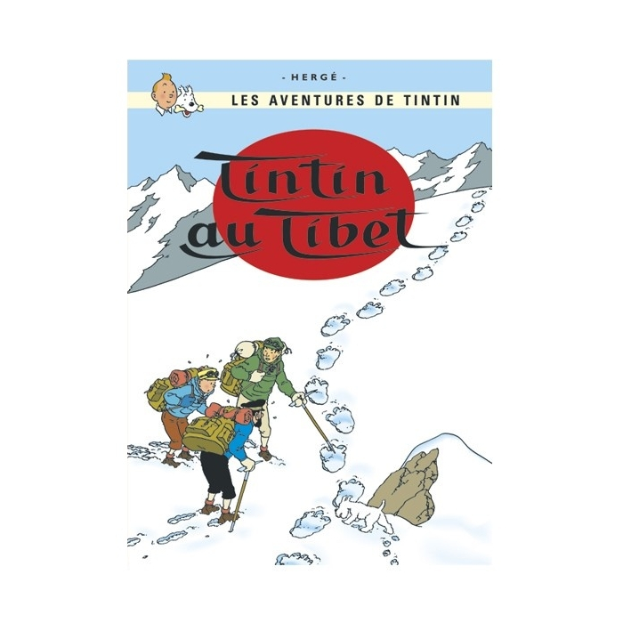 Carte postale album de Tintin: Tintin au Tibet 30088 (15x10cm)