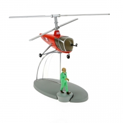 Figurine de collection Tintin L'hélicoptère BH15 la base de Sbrodj 29550 (2015)