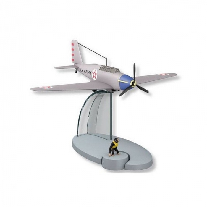 Figurine de collection Tintin L'avion américain Jo et Zette 29555 (2016)