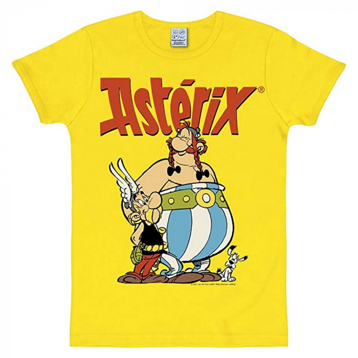 T-shirt 100% cotton Logoshirt® Slim Fit Asterix and Obélix (Yellow)