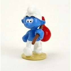 Collectible Figure Pixi The Smurf with his backpack 6434 (2012)