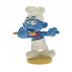 Figurine de collection Pixi Le Schtroumpf cuisinier 6440 (2012)
