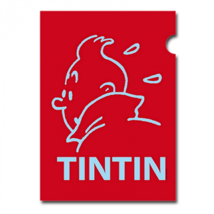 A4 Plastic Folder The Adventures of Tintin Snowy Red Perfil (15163)