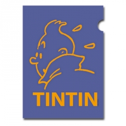 Pochette plastique A4 Les Aventures de Tintin Perfil Mauve (15164)