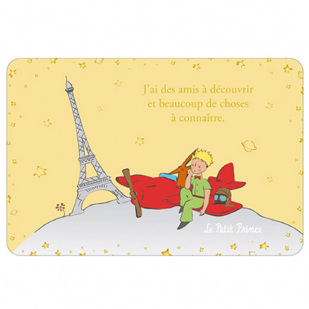 Mug Kiub Le Petit Prince - Porcelaine - Design Tour Eiffel Et Terre - Hauteur 8,5 Cm - Neuf