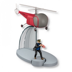 Tintin Figure collection The Bordure F-VRDC Red Helicopter 29556 (2015)
