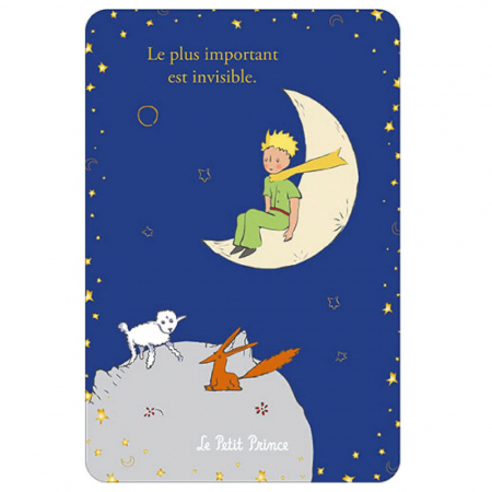 Carte Postale Le Petit Prince Sur Un Bateau - Kiub 10x15cm - Illustration Saint-Exupéry - Pour Collection Ou Envoi