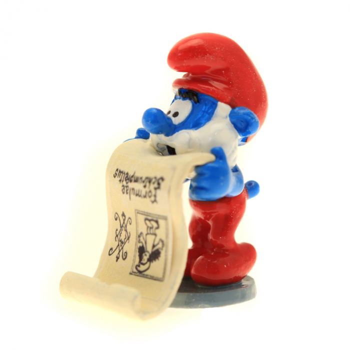 Collectible Figure Pixi Papa Smurf with the formula sign 6418 (2016)
