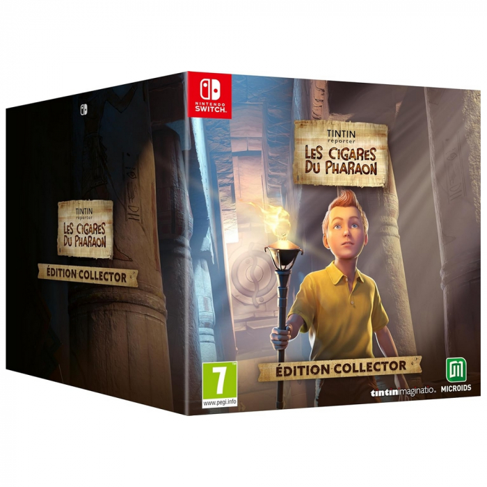 Edición Collector Videojuegos Tintin Reporter Les Cigares Du Pharaon FR  (Switch)