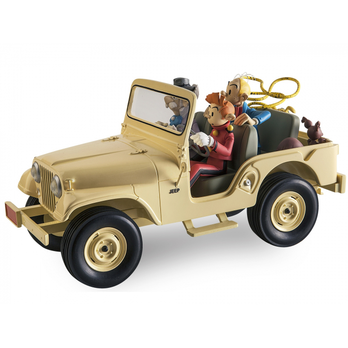 El coche Jeep CJ5 1960 de Spirou y Fantasio Figures et Vous - GF09 (2016)
