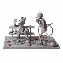La fessée monochrome Spirou et Fantasio Figures et Vous - CAF01 (2015)
