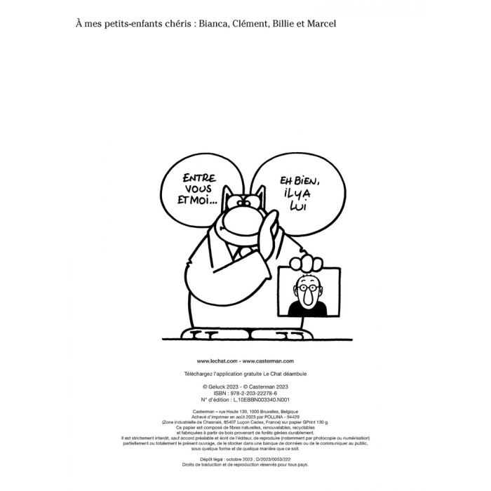 Album Le Chat - Le Chat et les 40 bougies T24 (2023)