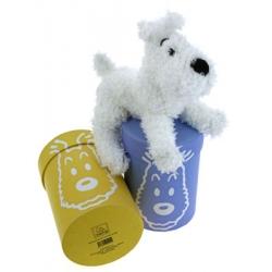 Soft Cuddly Toy Tintin with gift box: Snowy 20cm 35137 (2016)