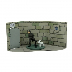 Figurine Coffret de collection Tintin en armure et Milou Moulinsart 43105 (2010)