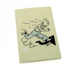 Carnet de notes Tintin L'art d'Hergé 10,5x14,7cm (54366)