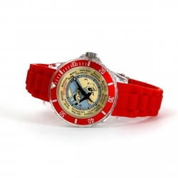 Watch with silicone strap Tintin travel 82414 (2012)