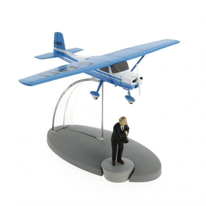 Tintin Figure collection The Müller Blue plane The Black Island Nº23 29543 (2016)