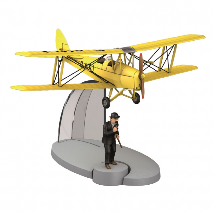 Figura de colección Tintín isla negra El avión biplano amarillo Nº11 29531 2015