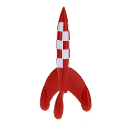 Figurine de collection Tintin La fusée lunaire 8,5cm Moulinsart 42433 (2009)